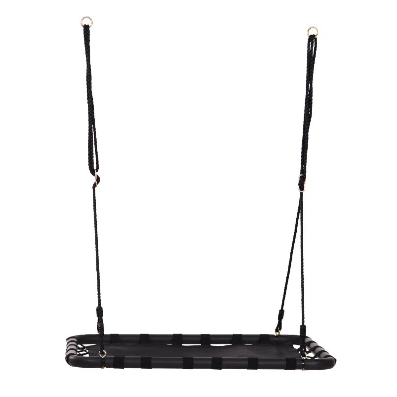 HOMCOM Nestschommel kinderschommel tuinschommel buiten schommel belastbaar tot 100 kg