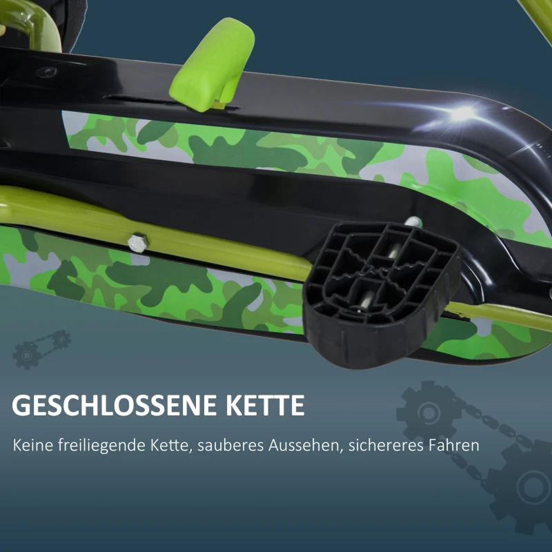 HOMCOM® SAMOCHÓD NA PEDAŁY GOKART DLA DZIECI OD 3 LAT zielony