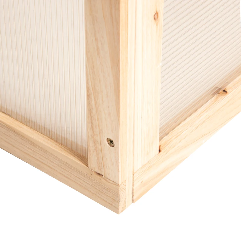 Outsunny koud frame dennenhout 102 cm x 71 cm x 53 cm