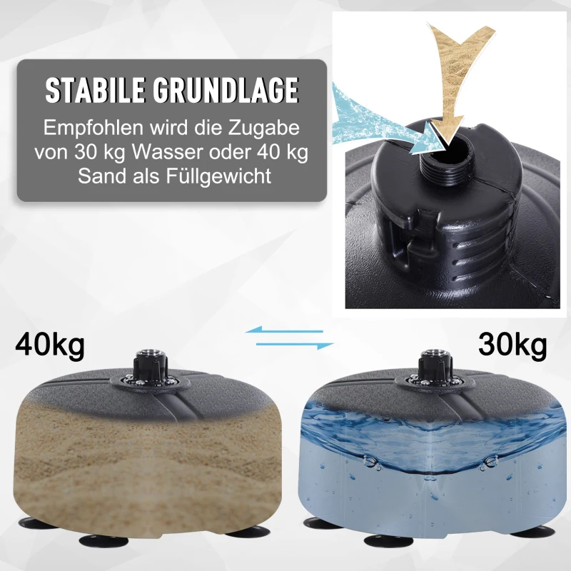 HOMCOM Boksbalset set voor bokstraining staande bokszak met rode handschoenen, in hoogte verstelbaar PU + staal + PE ø 48 x 136-154 H cm