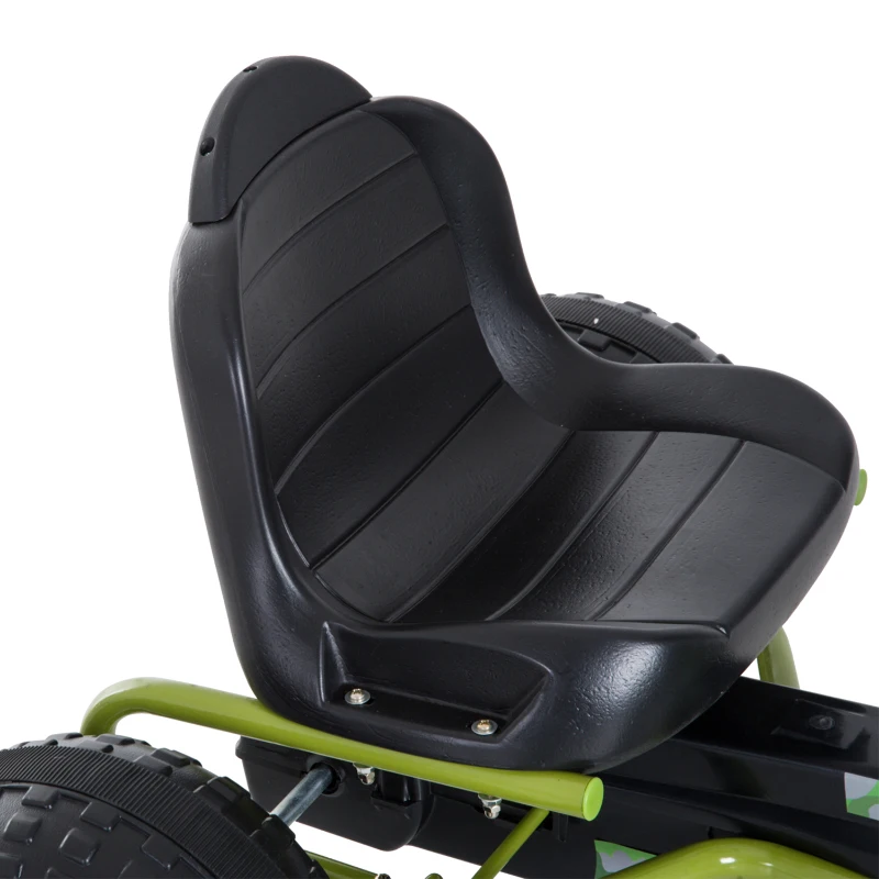 HOMCOM® SAMOCHÓD NA PEDAŁY GOKART DLA DZIECI OD 3 LAT zielony