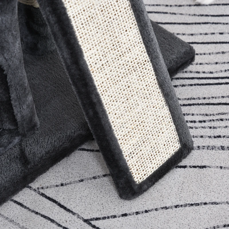 Drapak dla kota Drapak do ostrzenia pazurów dla kota z sizalowymi kolumnami Drapak dla kota ciemnoszary