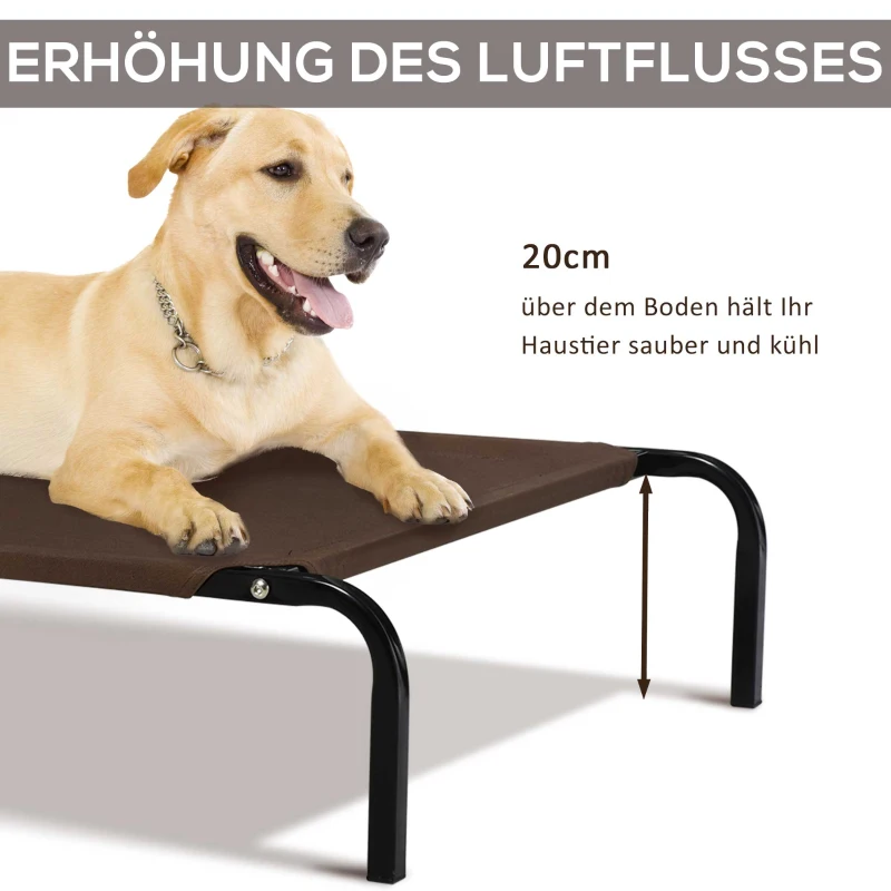 PawHut® hondenmand kattenmand slaapplaats met twee hoezen vervangende hoes voor hondenmand (110 x 68 x 20 cm)