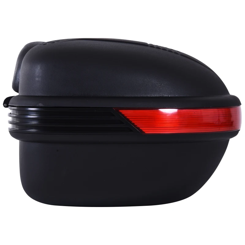 HOMCOM universal motorcycle trunk 30L + keys and luggage accessories