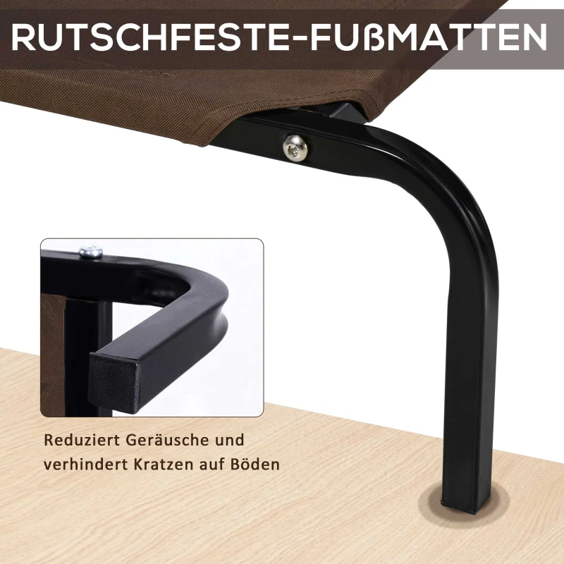 PawHut® hondenmand kattenmand slaapplaats met twee hoezen vervangende hoes voor hondenmand (110 x 68 x 20 cm)