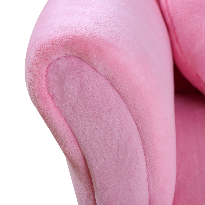 HOMCOM Kinderbank, kinderfauteuil, bank, bankstel, kinderkamer, tweezitsbank, aardbeienbank