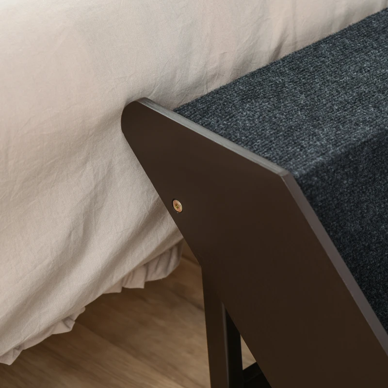 Schody dla psa podest dla psa do łóżka dla kota elegancki Homcom