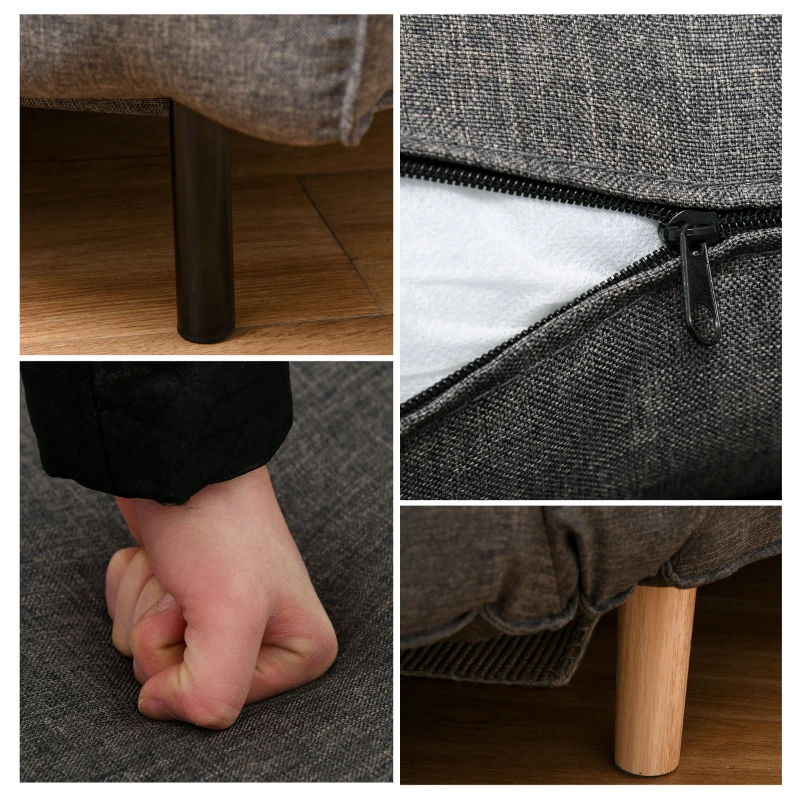 Sofa jednoosobowa, rozkładana sofa, rozkładany fotel, regulowane oparcie, skandynawski styl