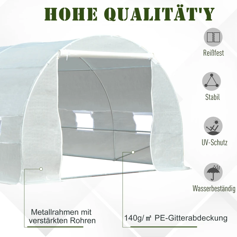 Outsunny szklarnia foliowa 450 x 200 x 200 cm