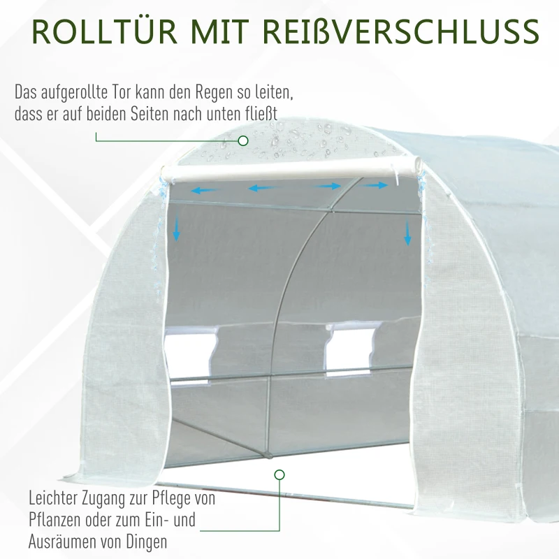 Outsunny szklarnia foliowa 450 x 200 x 200 cm