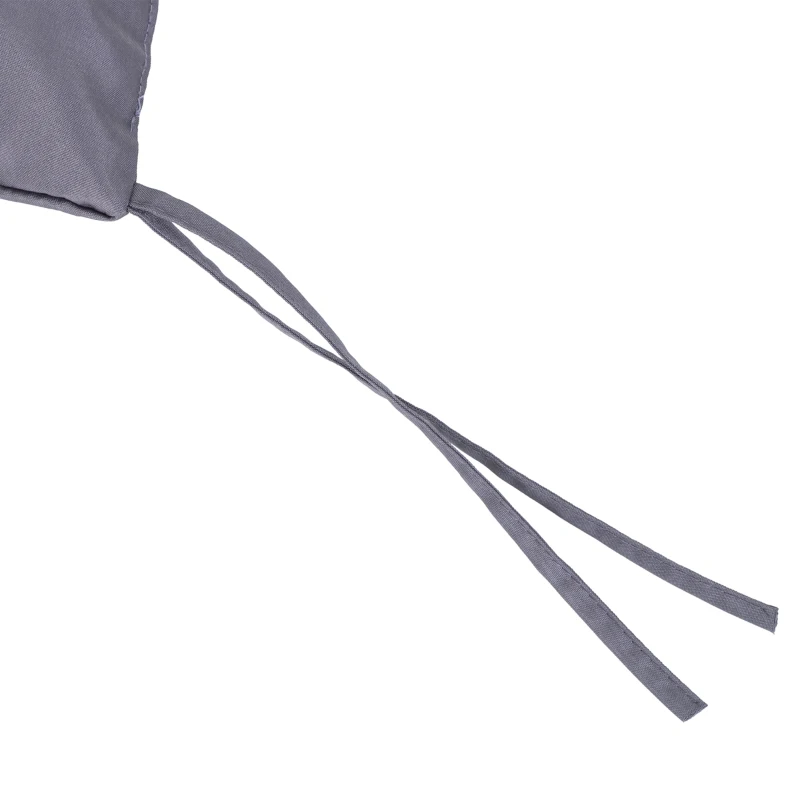 Outsunny Replacement Two-Seater Bench Cushion - Light Grey