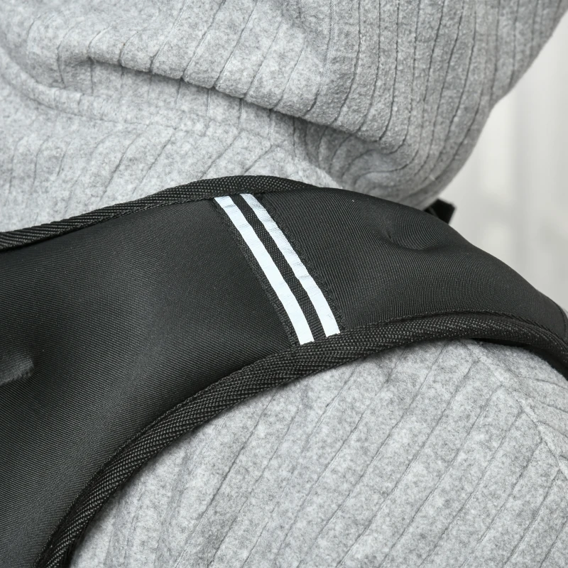 HOMCOM Weight Vest 5 kg Adjustable for Weight Training Strength Training Men/Women Oxford Fabric Metal Sand Black 40 x 35 cm