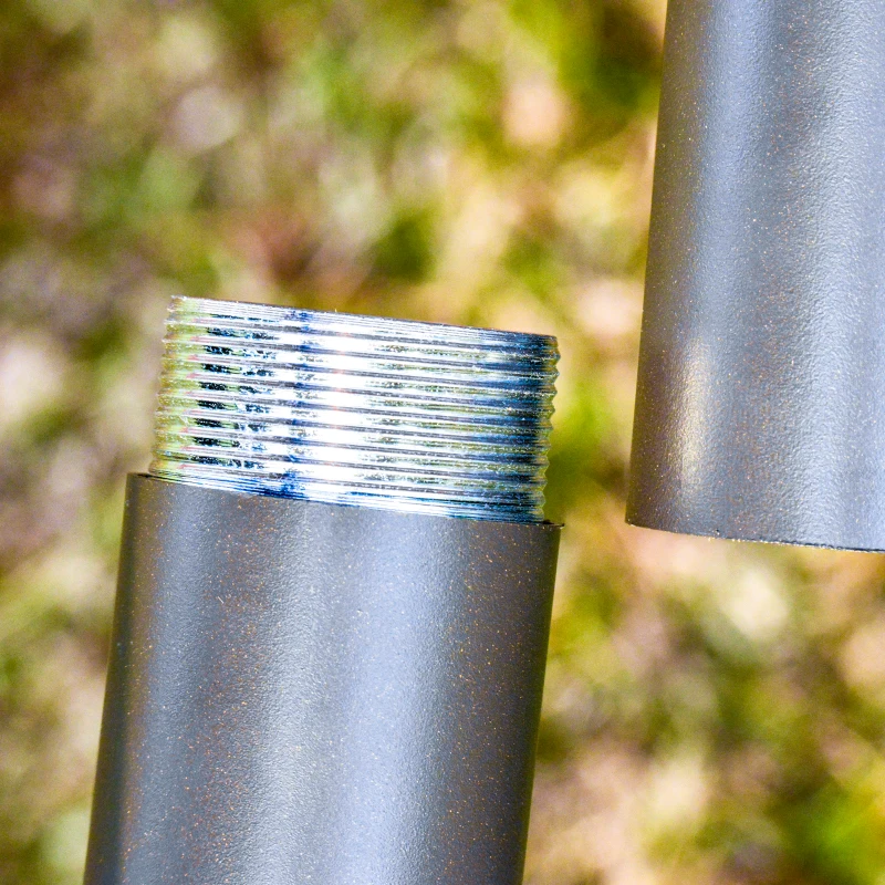 Outsunny 4.6M Sun Umbrella Canopy Double-sided Crank Sun Shade w/ Cross Base Green