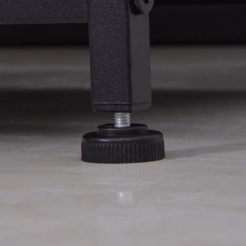 HOMCOM® SZAFKA DO PRZECHOWYWANIA Z 7 SKŁADANYMI TEKSTYLNYMI SZUFLADAMI METALOWY STELAŻ + DREWNO + LEN szara 63.5 x 30 x 71 cm