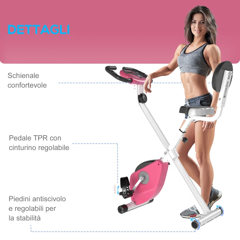 Soozier Bicicleta Camera Pliabila – 5 Pozitii & Rezistenta Magnetica(m-8)