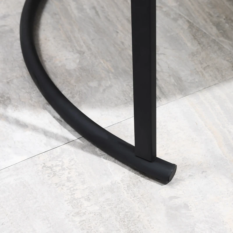 Outsunny set de mese rotunde pentru bistro, negru