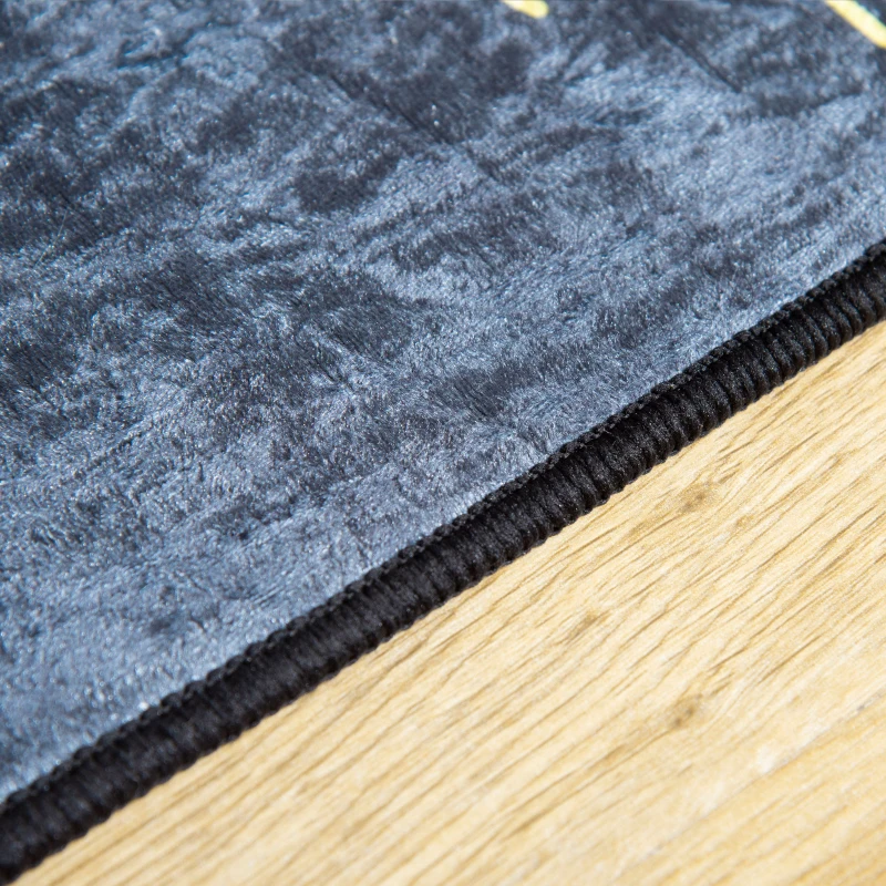 Covor modern HOMCOM, covoare cu pene abstracte Covor mare pentru sufragerie, dormitor, sufragerie, 140x200 cm