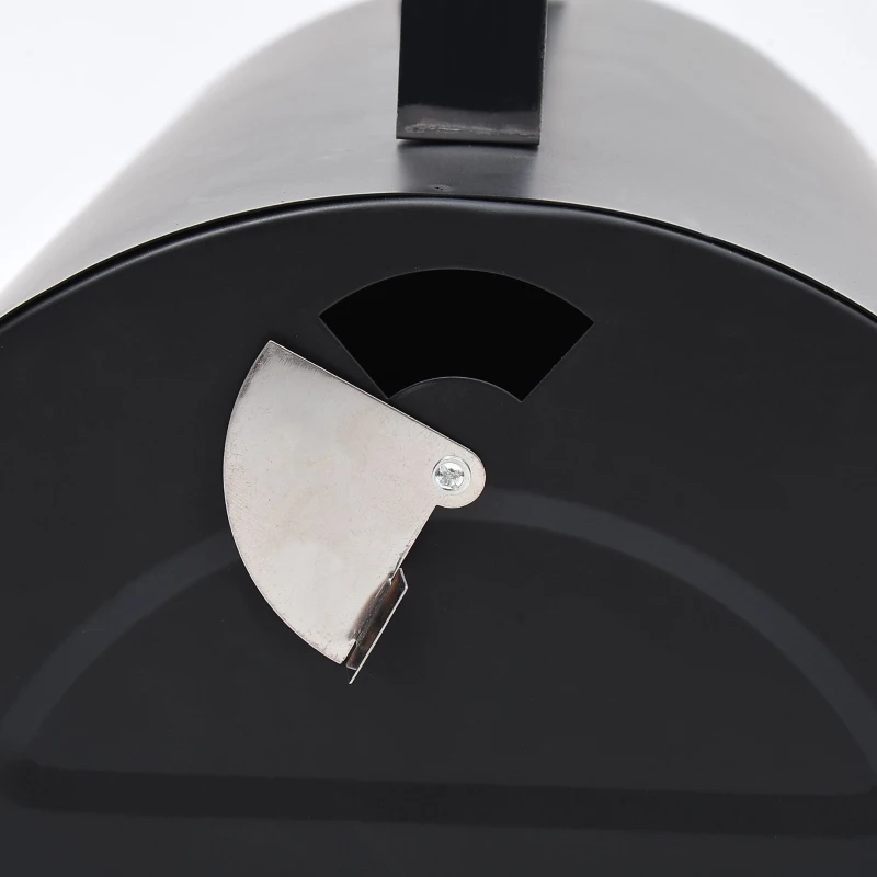 Outsunny Portable Folding Charcoal BBQ Grill Outdoor Tabletop Barbecue Grill Easy to Carry for Garden Camping Picnic Party