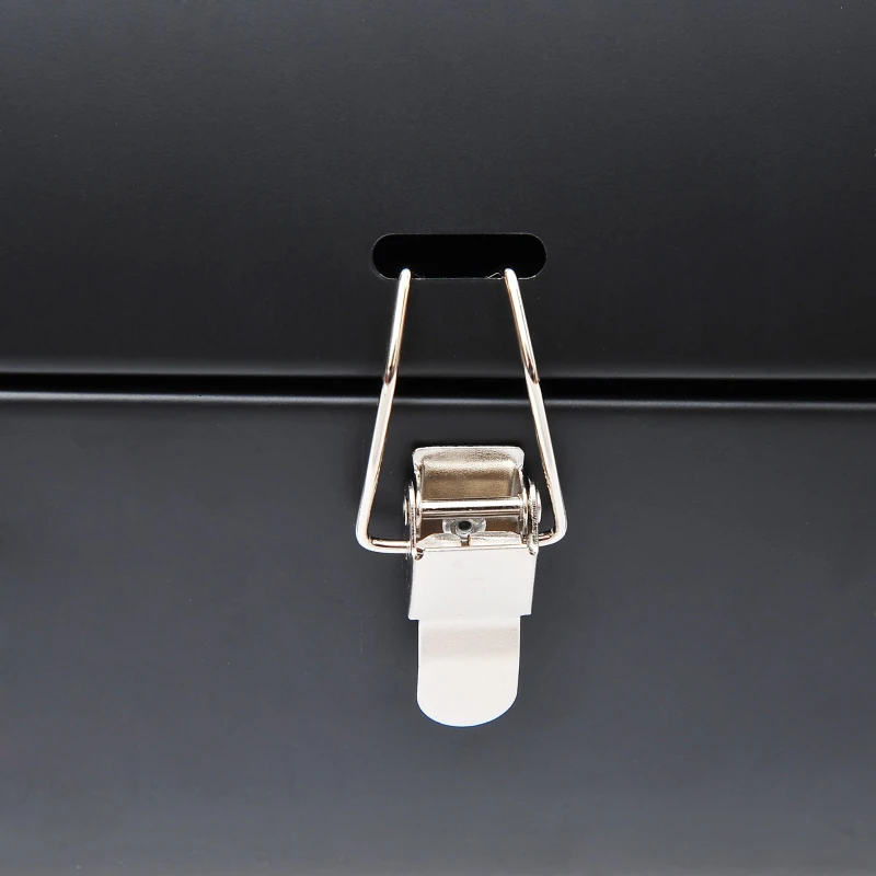 Outsunny Portable Folding Charcoal BBQ Grill Outdoor Tabletop Barbecue Grill Easy to Carry for Garden Camping Picnic Party