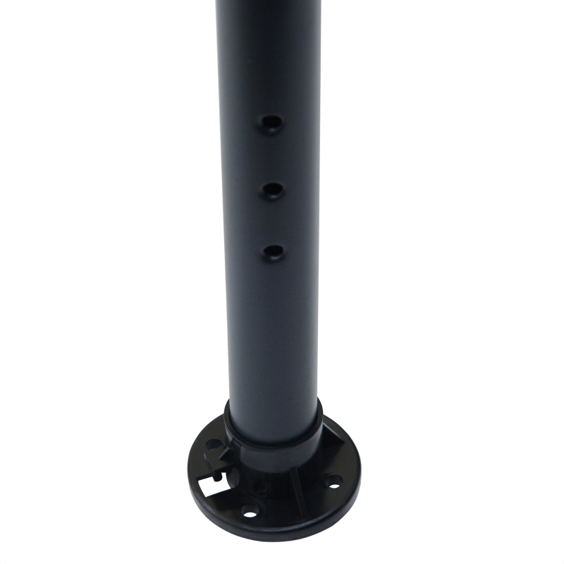 Outsunny Pérgola de Jardim 3x3m Pérgola de Exterior com Duplo Teto de Ventilação 8 Orifícios de Drenagem e 4 Telas Mosquiteiras com Fecho de Correr para Festas Pátio Creme