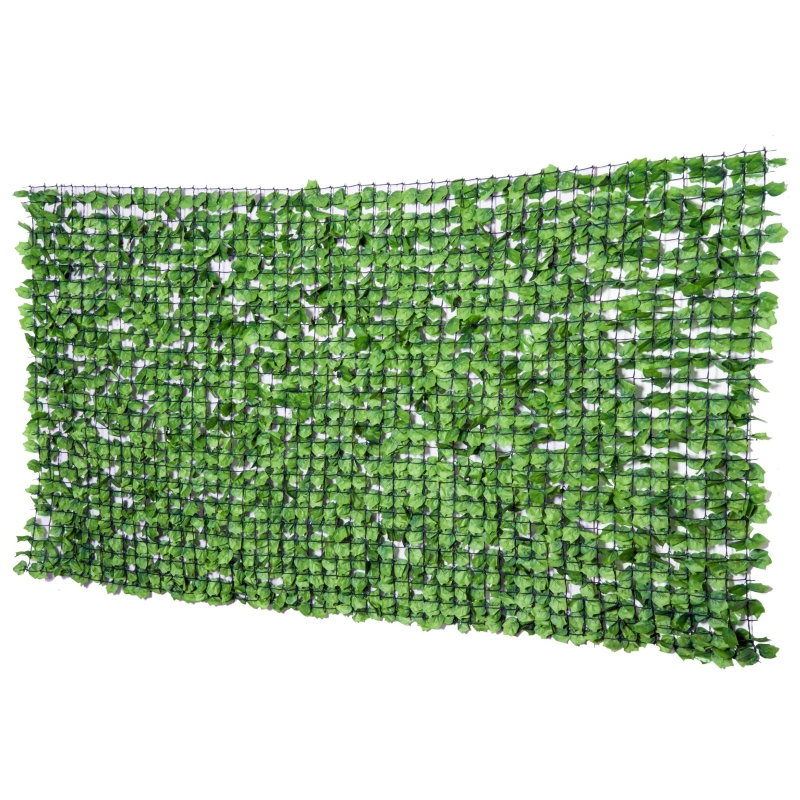 Outsunny Künstliche Hecke Sichtschutzhecke Terrasse Wanddekoration Wanddekoration Hellgrün 300 x 150 cm