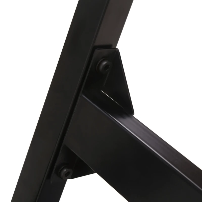 HOMCOM 1.2m LED Gaming Desk Racing Style Computer Table w/ Lights Cup Holder Headphone Hook Cable Management E-Sport Study Workstation – Black