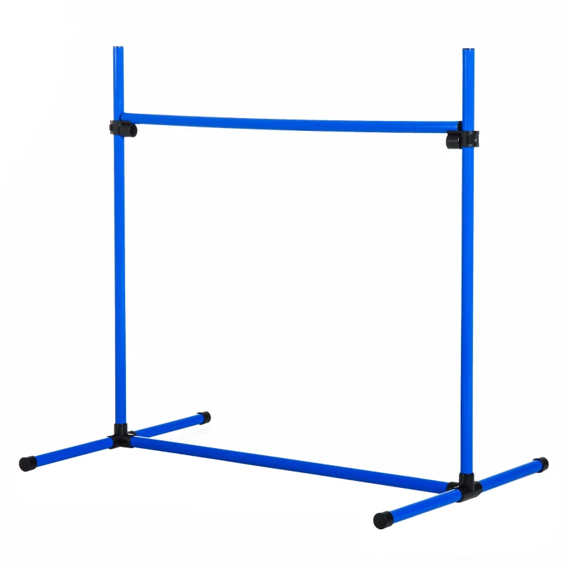 PawHut set din 4 obstacole pentru caini reglabile pe inaltime, 99x71x95, albastru