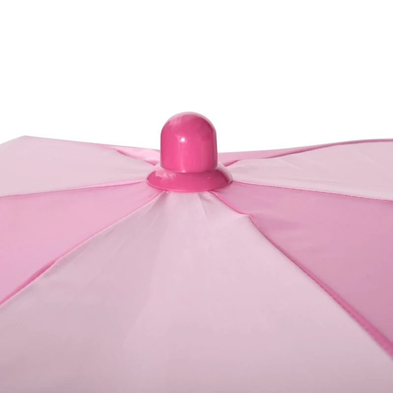 Outsunny 4-cz. ogrodowy komplet dla dzieci stolik ogrodowy z 2 składanymi krzesłami parasol kemping zestaw stół i krzesła meble ogrodowe dla dzieci 3–6 lat kolor różowy| Aosom