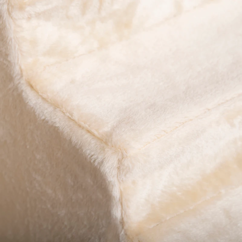 PawHut schodki dla zwierząt 4 stopnie Beżowe 60 x 35 x 44 cm