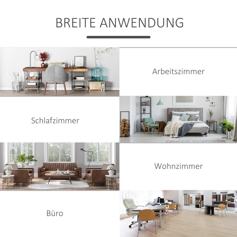 Regał na książki HOMCOM kredens wysoka szafka kolor biały