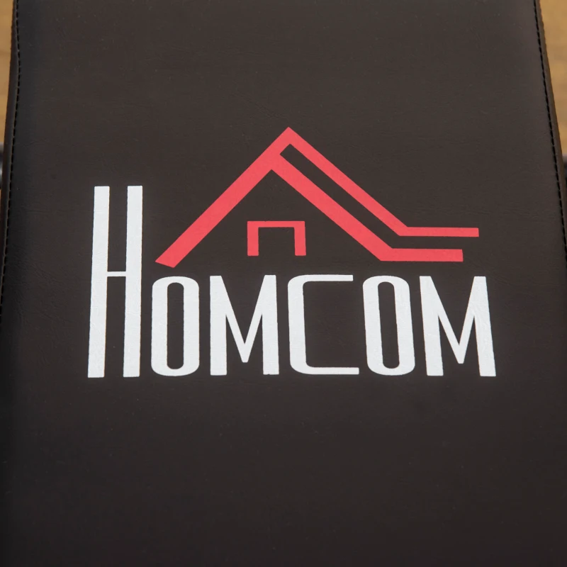 HOMCOM Bancă de Greutăți Pliabilă cu 8 Înălțimi Reglabile și Suport pentru Halteră, 140x73x98-122 cm, Negru