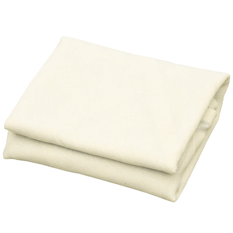 Outsunny Cort Parasolar Pătrat din HDPE, Crem, 3x4m