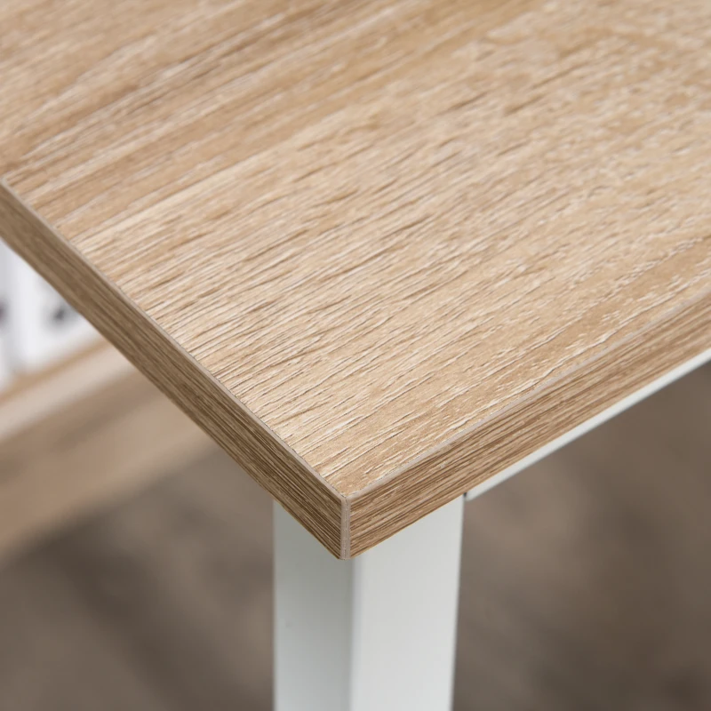 HOMCOM biurko industrialny design kolor czarny metal