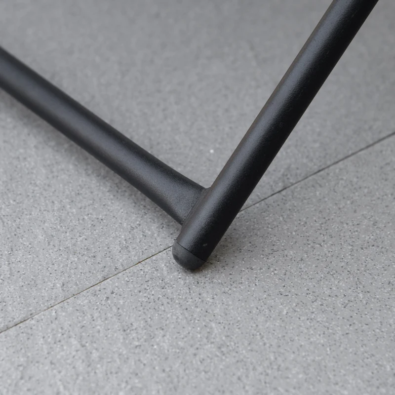 Outsunny Stolik z technorattanu stół ogrodowy, składany stolik, meble ogrodowe, składany stół, metal, szary, 40 x 40 x 40 cm