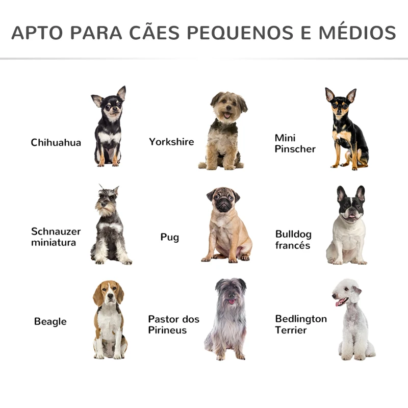 PawHut Cama Elevada para Cães Dobrável Cama para Animais de Estimação Pequenos e Médios com Tecido de Malha Respirável Estrutura de Aço para Interior e Exterior 111x65,5x19cm Preto