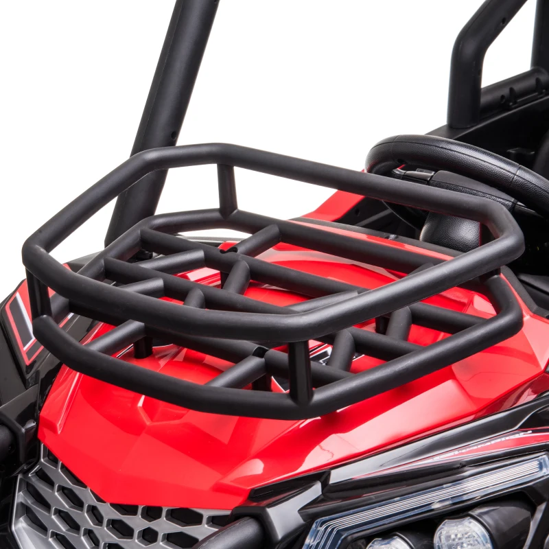 Masina Electrica pentru Copii de 3-8 Ani HOMCOM, Quad Electric Mini, Rosu si Negru(m-9)