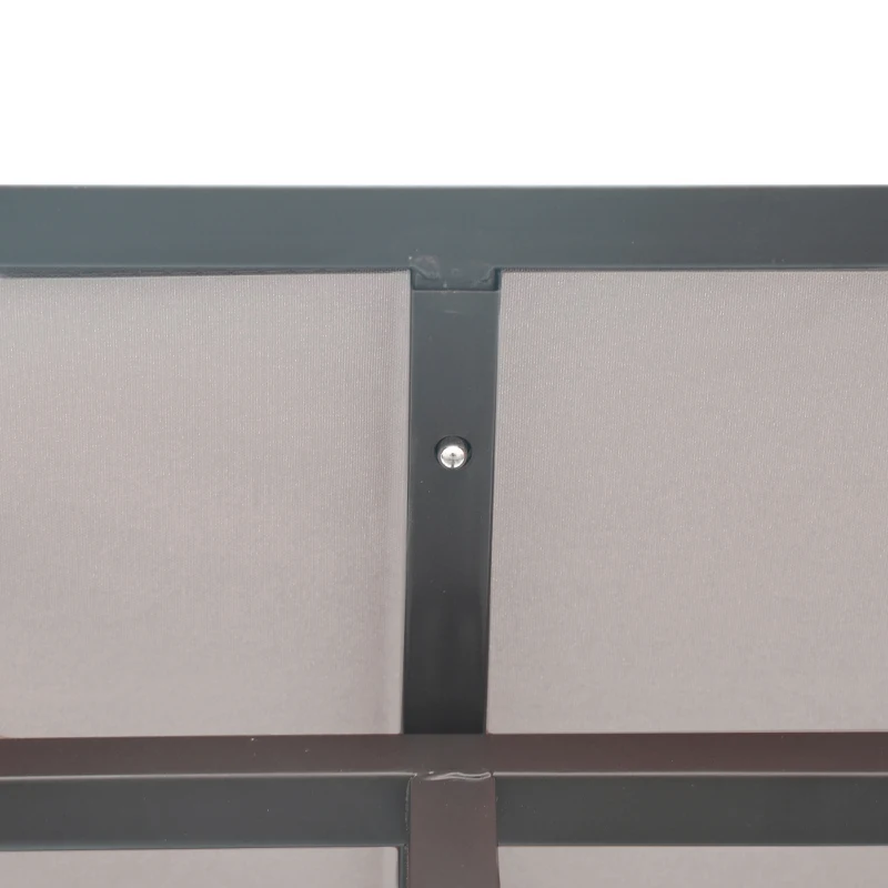 Outsunny Pavilion pentru Protejare Barbecue Grătar Pavilion pentru Grădină din Poliester 215 x 150 x 180/220 cm, Bej