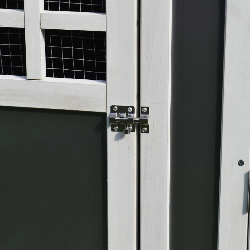 PawHut Kurnik domek dla kur odpowiedni dla 2-4 kur z budką lęgową pojemnik na jajka jodła