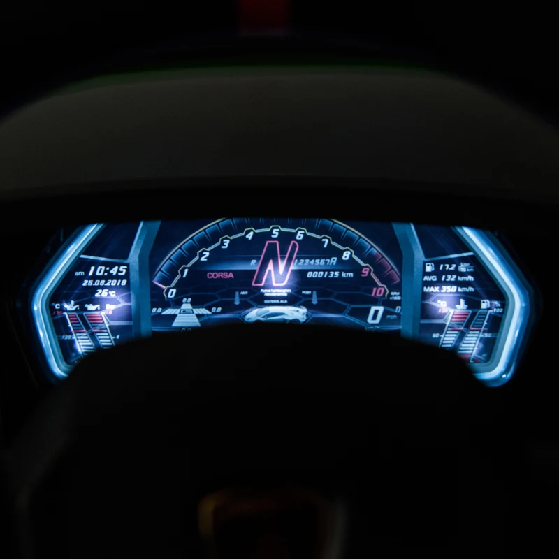 HOMCOM Elektryczne Auto dla Dzieci 12V Lamborghini SVJ Licencjonowane Pojazd Dla Dzieci od 3 do 8 Lat z Pilotem 2 x 550 Silniki MP3/USB Światła Muzyka Metaliczny Zielony 123 x 66,5 x 45,5 cm