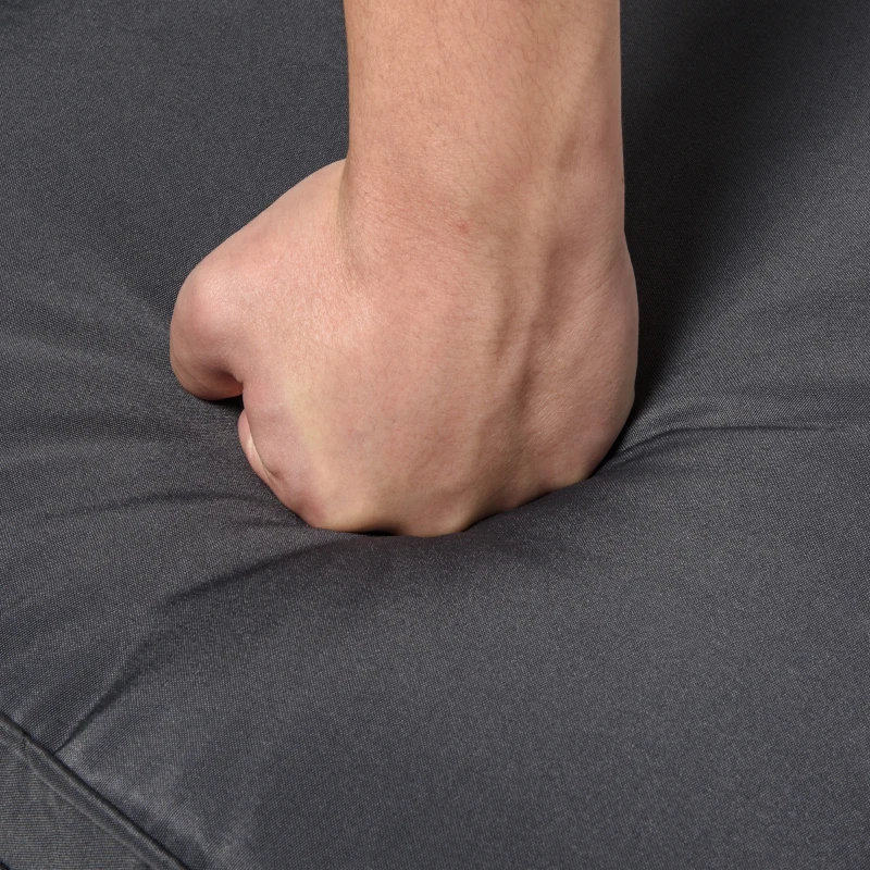 Outsunny Set of 6 Pcs Chair Cushion, 42Lx42Wx5T cm-Grey