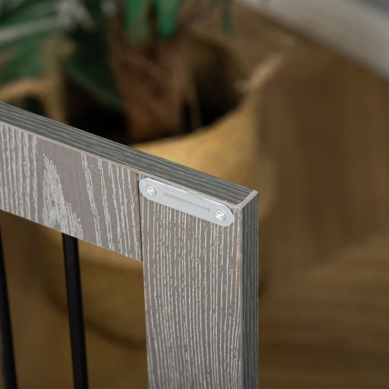 PawHut Dog Crate Table for Medium and Large Dogs with Magnetic Door for Indoor Use, 60 x 55 x 70 cm, Grey