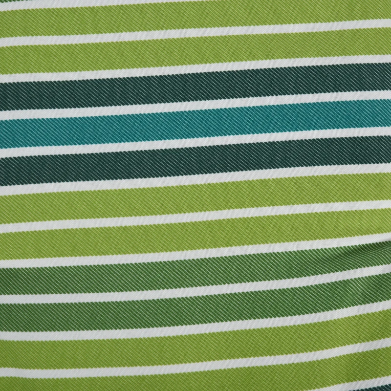 Outsunny Polyester Set Of 2 Swing Chair Cushion Green Stripes