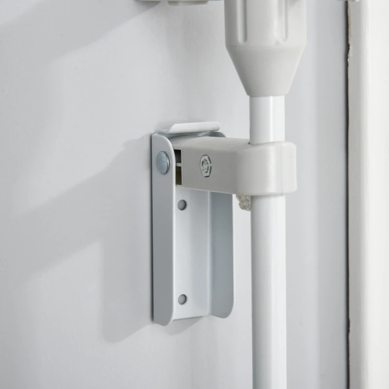 Barierka dla psów Barierka ochronna Bramka dla psów 3 elementy tworzywo sztuczne biały