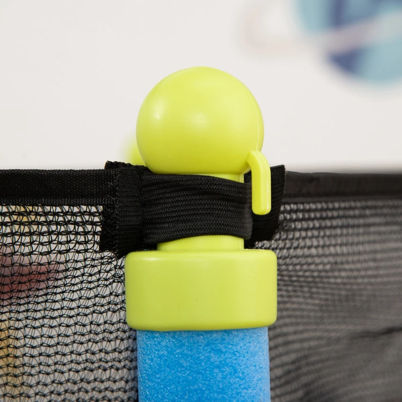 HOMCOM kindertrampoline met veiligheidsnet Ø140 cm