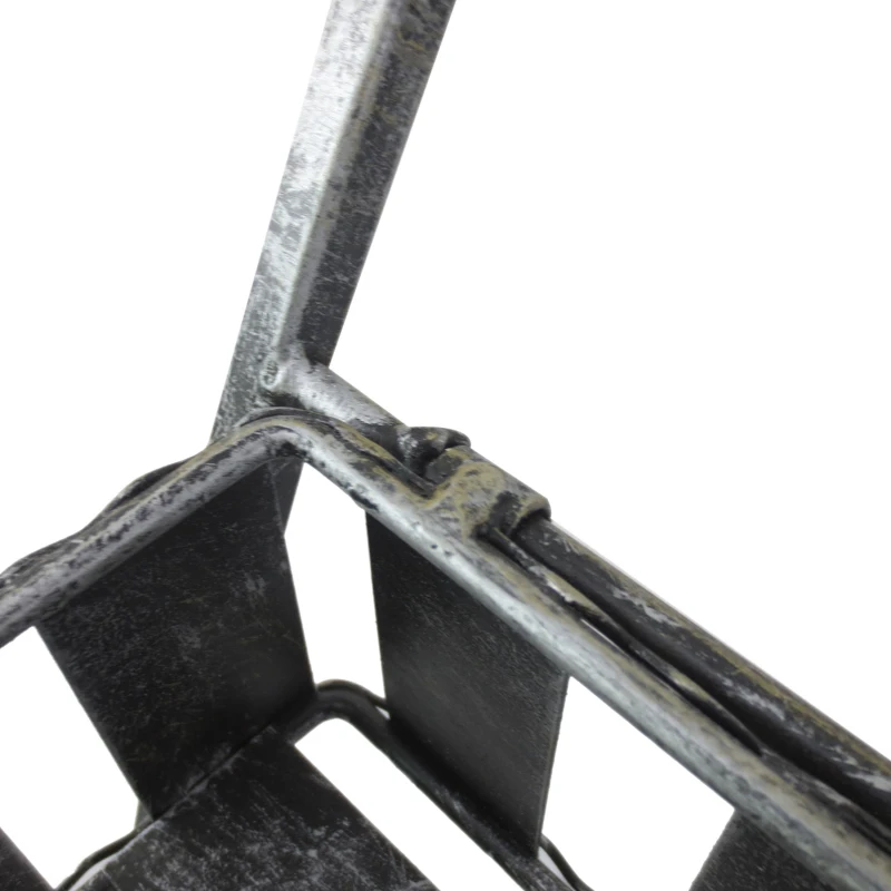 Outsunny Ghiveci de Gradina pe 3 Niveluri cu Roti, Argintiu,53 x 39 x 79 cm