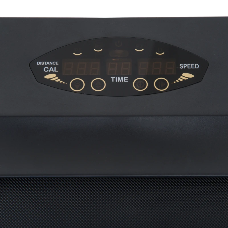 HOMCOM Elektrische loopband met LCD-display inklapbare fitnessapparaat 1-6 km/u staal