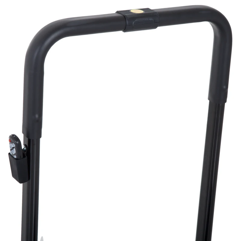 HOMCOM Elektrische loopband met LCD-display inklapbare fitnessapparaat 1-6 km/u staal