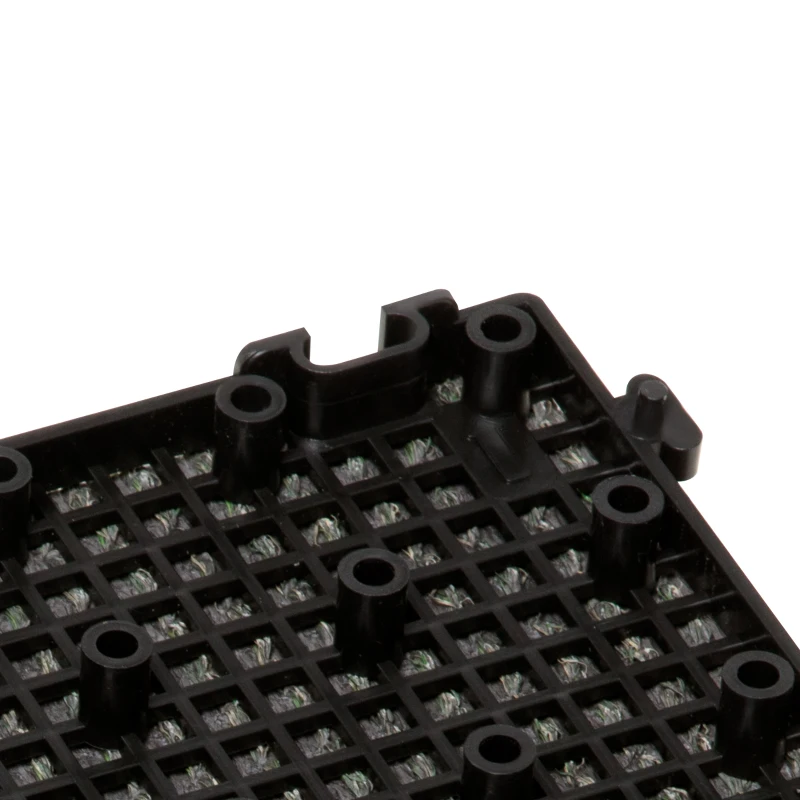 Outsunny Set of 10 30 x 30cm Artificial Turf Pieces, 25mm Pile