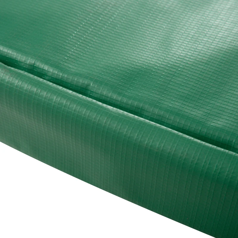 HOMCOM 12FT Replacement Trampoline Pad Thick Foam Safety Φ366cm Spring Cover Bounce Padding - Green