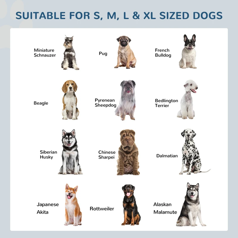 PawHut Raised Dog Bowls with Stand Adjustable Raised Pet Feeder with 2 Removable Stainless Steel Bowls for Small to Extra Large Dogs, Natural